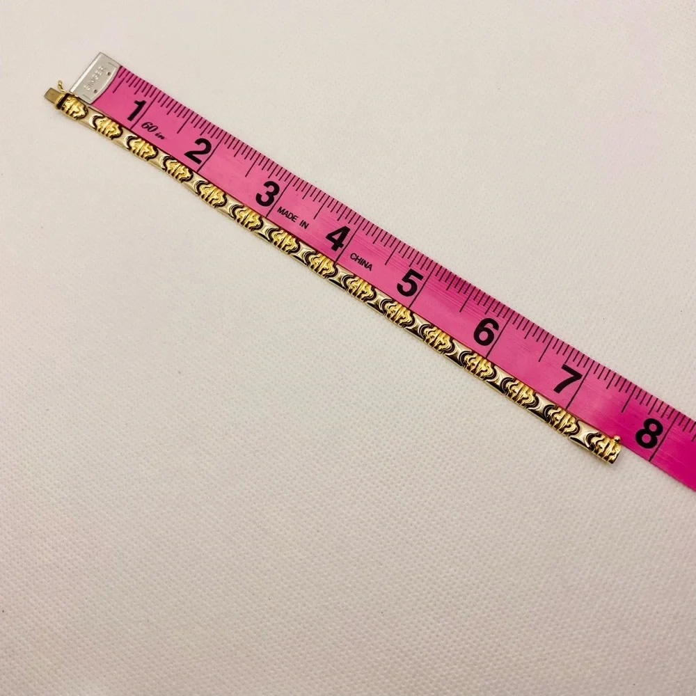 EUC Vintage Solid 14k Yellow Gold Bracelet